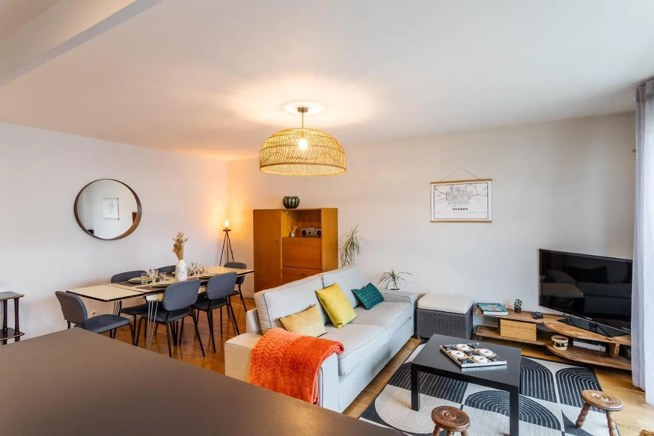 Le Vilona - T3 Moderne Avec Parking Prive Apartment Rennes