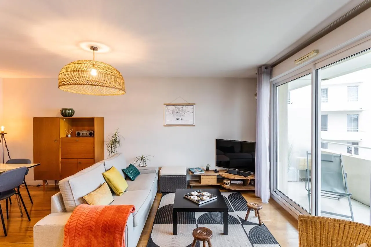 Le Vilona - T3 Moderne Avec Parking Prive Apartment Rennes France