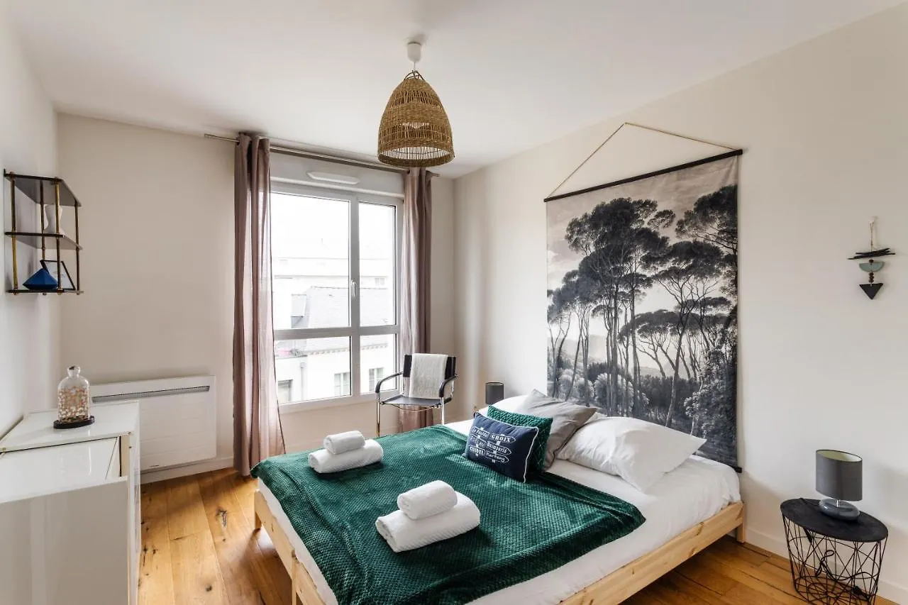 Apartamento Le Vilona - T3 Moderne Avec Parking Prive Rennes